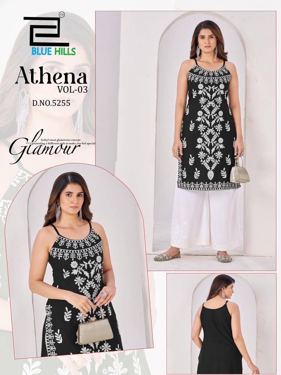 Blue hills athena vol 3 Wholesale kurtis in Ahmedabad